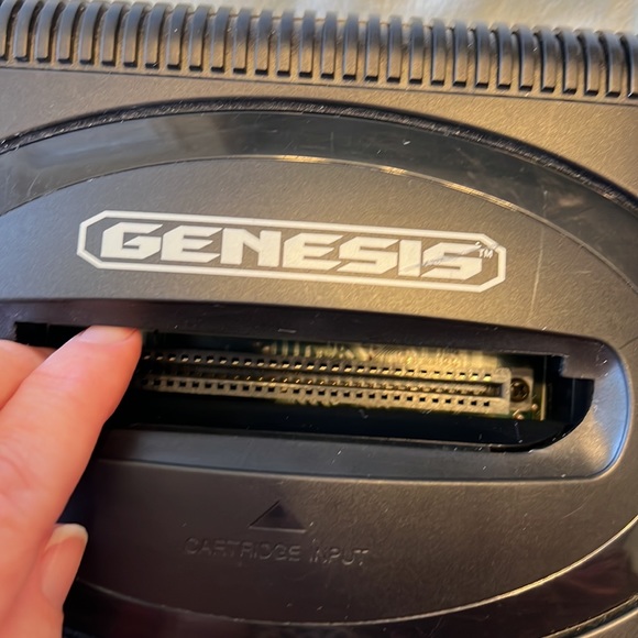 SEGA GENESIS. SEGA GENESIS GAME CONSOLE. ONE CONTROLLER. ADAPTERS. ONE GAME - Picture 6 of 9